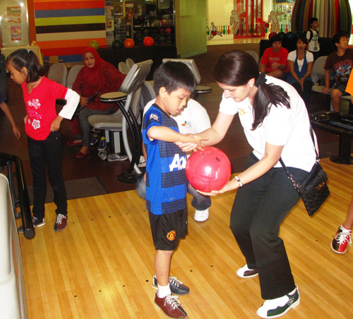 Bowling off with disadvantaged youths