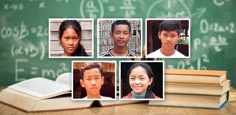 RYTHM Foundation Sponsors Five Students in Cambodia