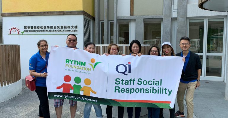 Qi Hong Kong Staff Brought Cheer To Children In Hong Chi Special Needs Pre-school