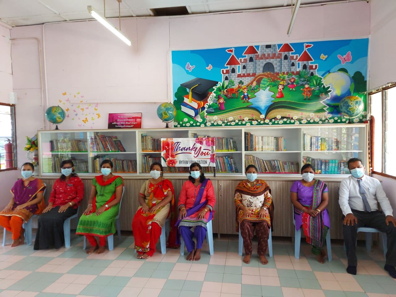 RYTHM Foundation supports Tamil school with a new library