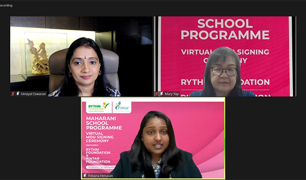 RYTHM, PINTAR Seal Deal to Implement Maharani School Programme in 5 Schools