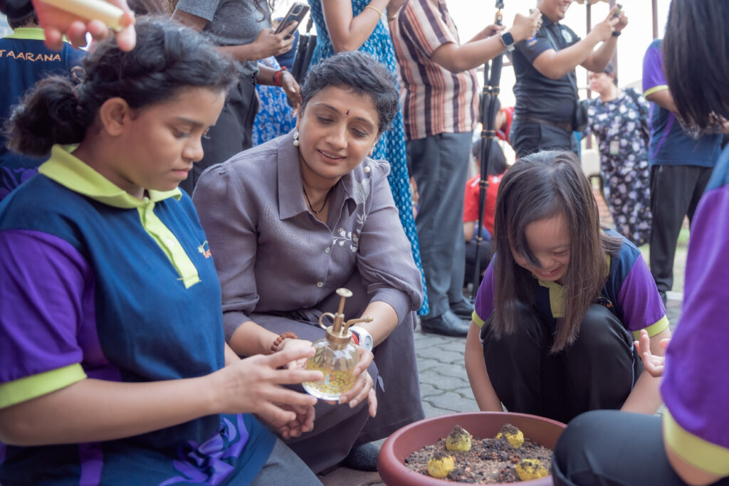 SEN (Special Education Needs) children from Taarana Centre discover new learning and communication opportunities at an environment-focused event.